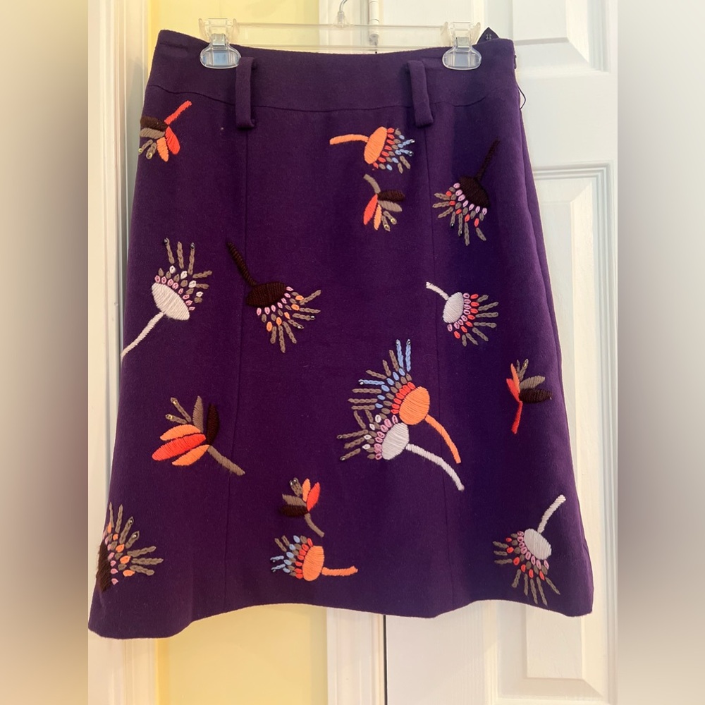 Cashmere purple skirt, size 10